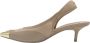 Pinko Lurex Gebreide Slingback Schoenen Beige Dames - Thumbnail 1