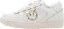 Pinko Bondy Basket Sneakers Pelle Vitello Wit Dames - Thumbnail 5