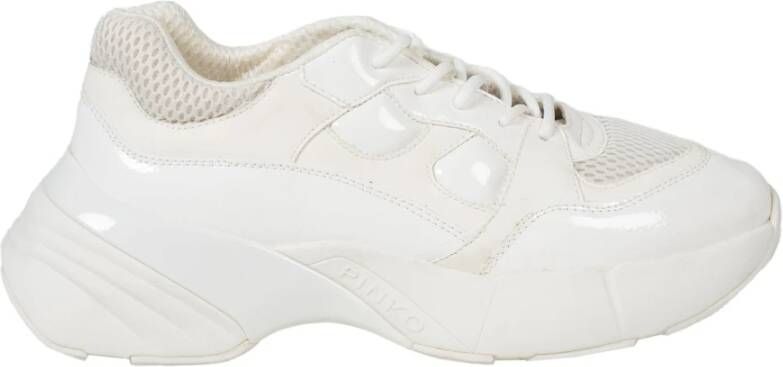 Pinko Rode Veterschoenen White Dames