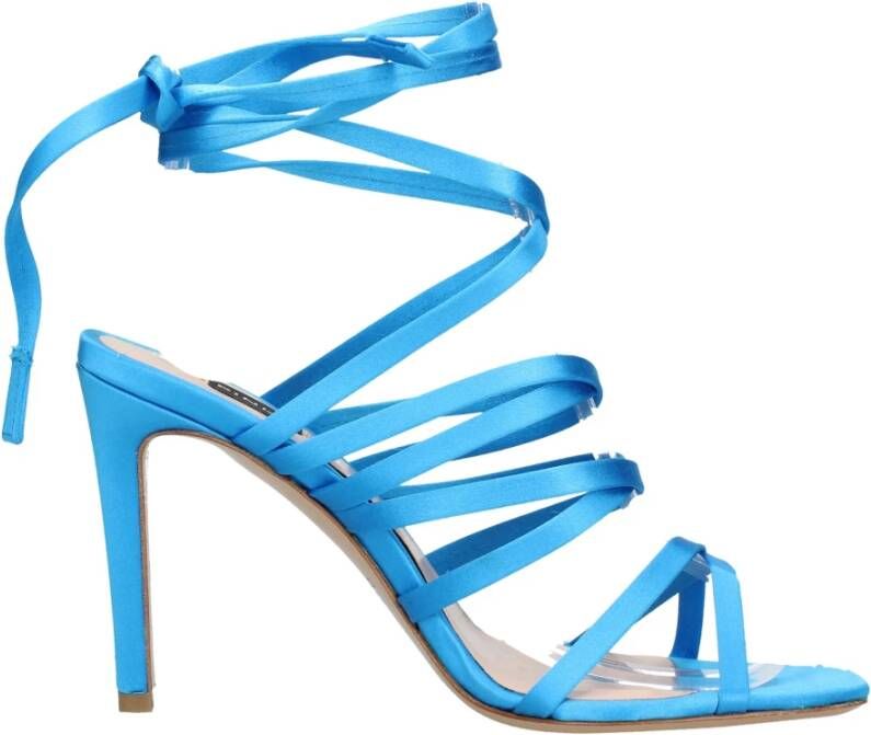 Pinko Sandalen Helder Blauw Blue Dames