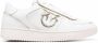 Pinko Bondy Basket Sneakers Pelle Vitello Wit Dames - Thumbnail 4