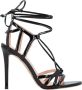 Pinko Zwarte Sandalen met Lage Hak Black Dames - Thumbnail 1