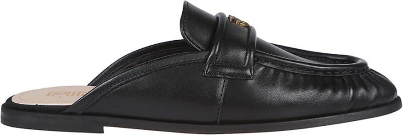 Pinko Stijlvolle Sabot Schoenen Black Dames