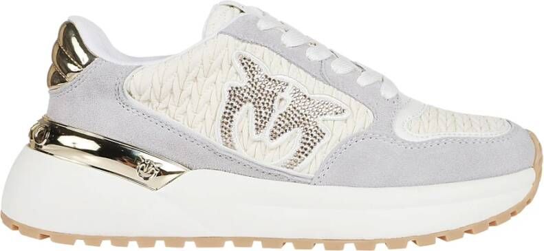 pinko Stijlvolle Sneakers voor Vrouwen Gray Dames