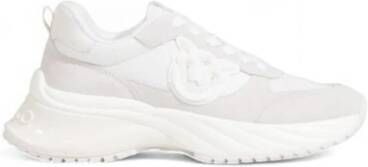 pinko Stof en Suède Sneakers White Dames