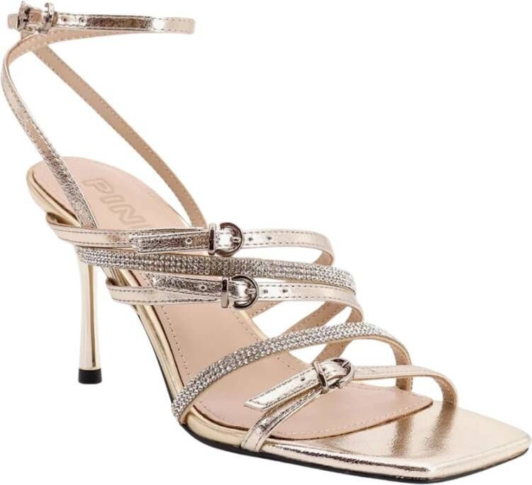 Pinko Versierde Sandalen Pink Dames