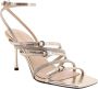 Pinko Versierde Sandalen Pink Dames - Thumbnail 1