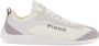 Pinko Witte Gebreide Sneakers met Grijze Details White Dames - Thumbnail 1