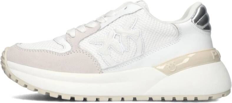 PINKO Lage Sneakers Dames Gem 07 Maat: 37 Materiaal: Leer Kleur: Wit