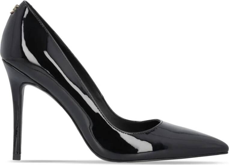 Pinko Zwarte Leren Pumps voor Vrouwen Black Dames