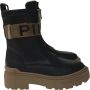 Pinko Zwarte Leren Rits Platte Schoenen Black Dames - Thumbnail 8