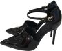 Pinko Zwarte platte schoenen met enkelband Black Dames - Thumbnail 1