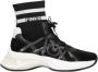 Pinko Stretch Sok Sneakers met Geborduurd Logo Black Dames - Thumbnail 4