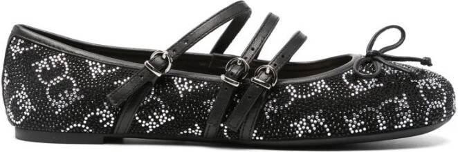 Pinko Zwarte Schoenen met Strikdetail Black Dames