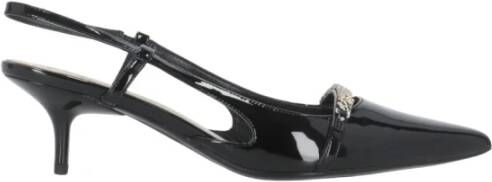 pinko Zwarte Slingback met Metalen Detail Black Dames