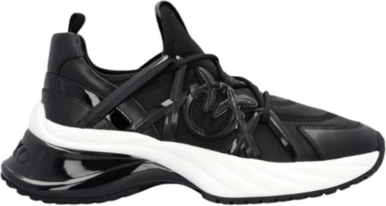 pinko Zwarte Sneakers voor Vrouwen Black Dames