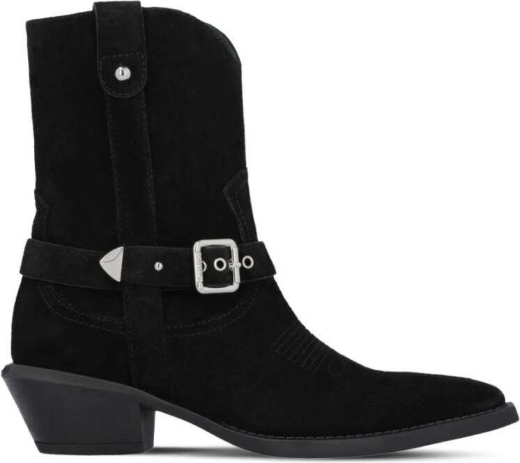 Pinko Puntige Western-stijl Laarzen Black Dames