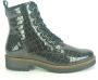 Pitillos Croco Lace Enkellaarsje Black Dames - Thumbnail 1