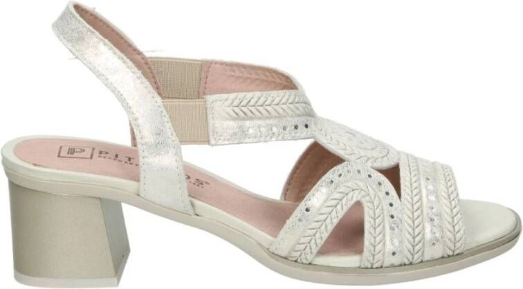 Pitillos High Heel Sandals Beige Dames