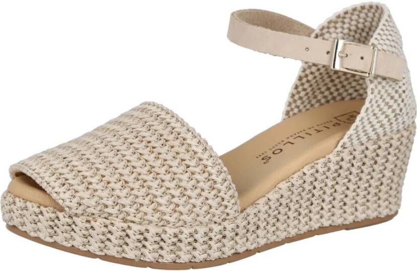 Pitillos Esparto wedges Beige Dames