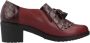 Pitillos Fringe Loafers Red Dames - Thumbnail 2