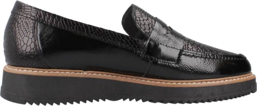 Pitillos Klassieke Mocasin Loafers Black Dames