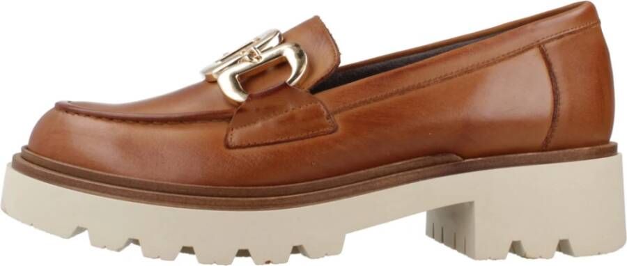 Pitillos Klassieke Mocasin Loafers Brown Dames