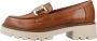 Pitillos Klassieke Mocasin Loafers Brown Dames - Thumbnail 1