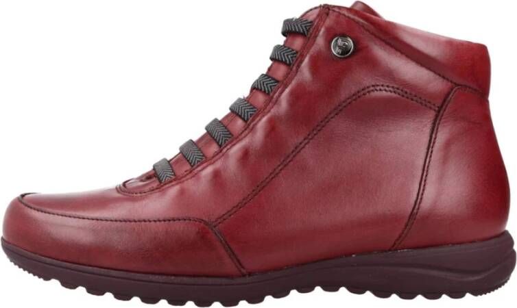 Pitillos Lace-up Boots Red Dames