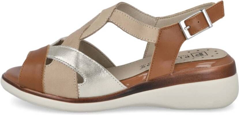 Pitillos Md5594 TRI Esparto wedges Multicolor Dames