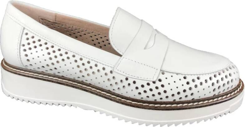 Pitillos Mocassin Schoenen White Dames