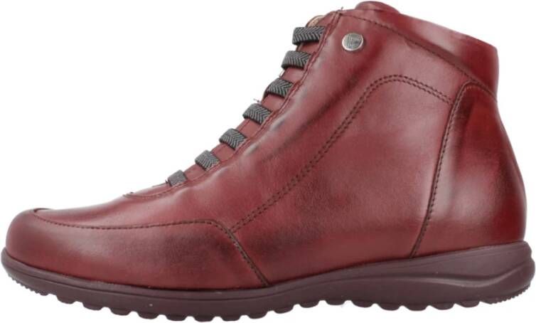 Pitillos Stijlvolle Lace-up Laarzen Red Dames