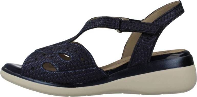 Pitillos Stijlvolle platte sandalen voor vrouwen Blue Dames