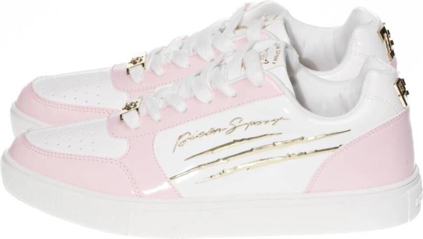 Plein Sport Dames Sneakers Roze Wit Dips80448 Pink Dames