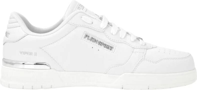 Plein Sport Lage Top Tiger Sneaker Wit White Heren