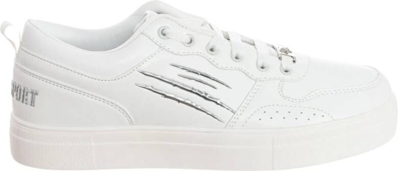 Plein Sport Sportieve Mid-Top Sneakers White Heren