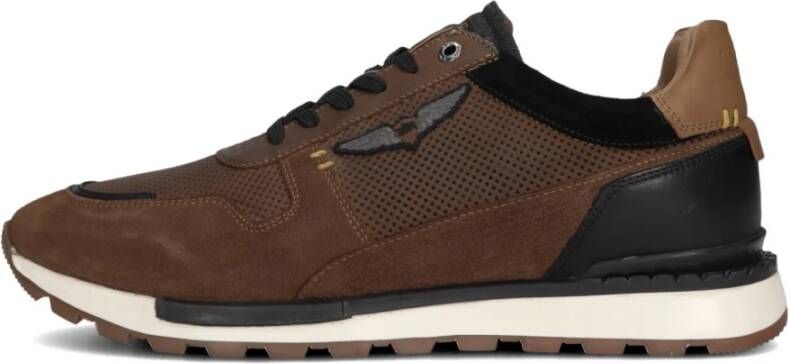 PME Legend Cognac Lage Sneakers Aircobra Brown Heren