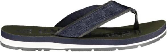 PME Legend Comfortabele Navy Slippers met Dikke Zool Blue Heren