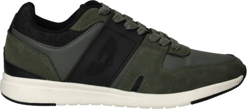 PME Legend Groene Sneaker met Gewatteerd Voetbed Green Heren