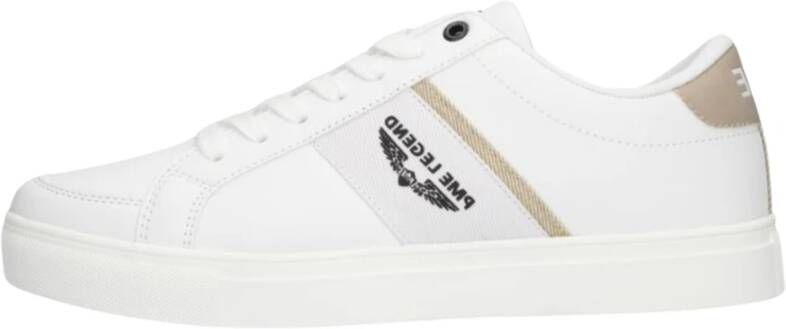 PME Legend Lage sneakers Eclipse wit beige accenten White Heren