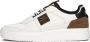 PME Legend Witte Leren Sneaker met Bruine en Zwarte Details White Heren - Thumbnail 3