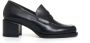 Poesie Veneziane Blauwe Nacht Loafer Hakken Black Dames - Thumbnail 1