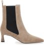 Pollini Beige Suède Dameslaarzen Beige Dames - Thumbnail 1