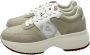 Pollini Lage Sneakers Beige Dames - Thumbnail 1