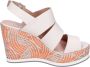 Pollini Leren Damesandalen Stijlvol Beige Dames - Thumbnail 1