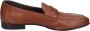 Pollini Leren Heren Loafers Schoenen Brown Heren - Thumbnail 1