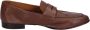 Pollini Leren Heren Loafers Stijlvolle Schoenen Brown Heren - Thumbnail 1