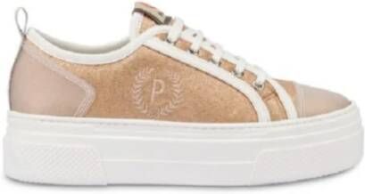 Pollini Lage Sneakers Beige Dames