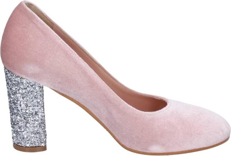 Pollini Velvet Court Schoenen voor Vrouwen Pink Dames