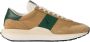 Polo Ralph Lauren Beige Sportieve Leren Sneakers Beige Heren - Thumbnail 1